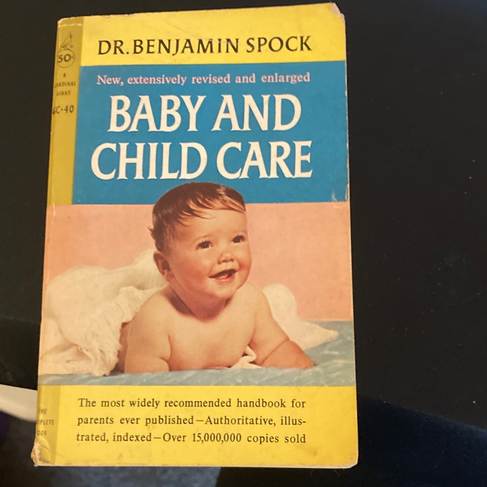 Vintage Baby and Childcare book by Dr. Spock -1964 printing